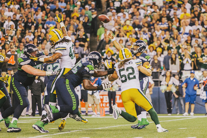 SEAHAWKS-PACKERS-72 MONDAY NIGHT FOOTBALL